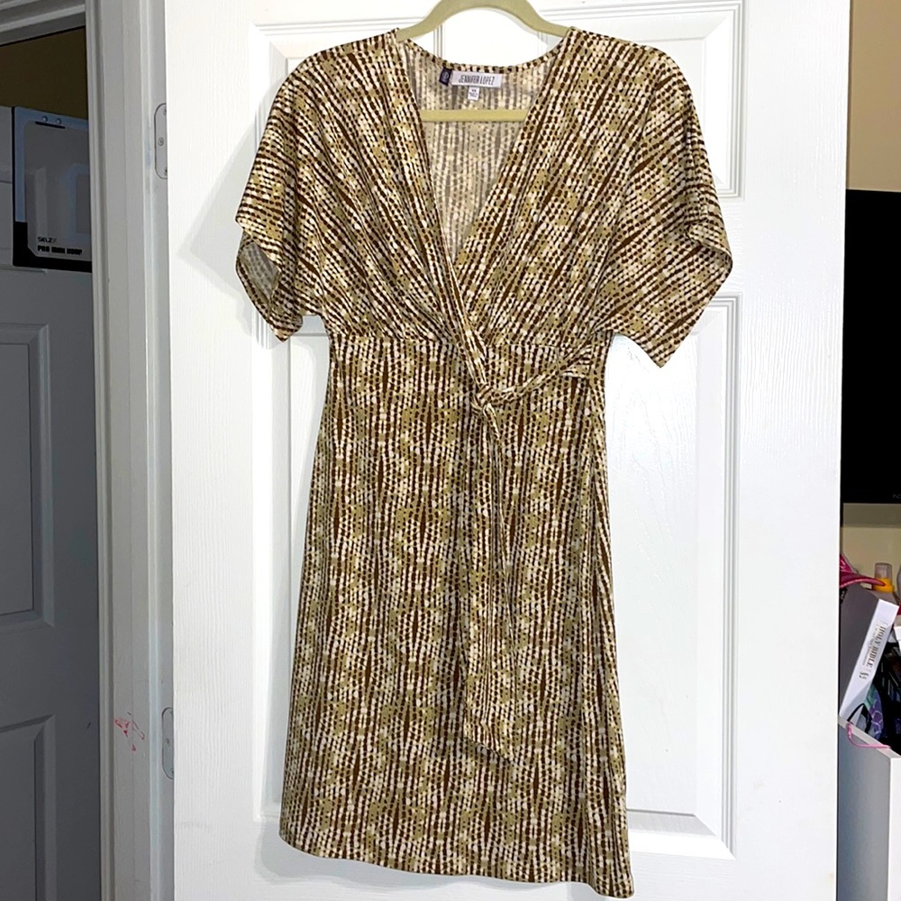 Soft knee length dress.